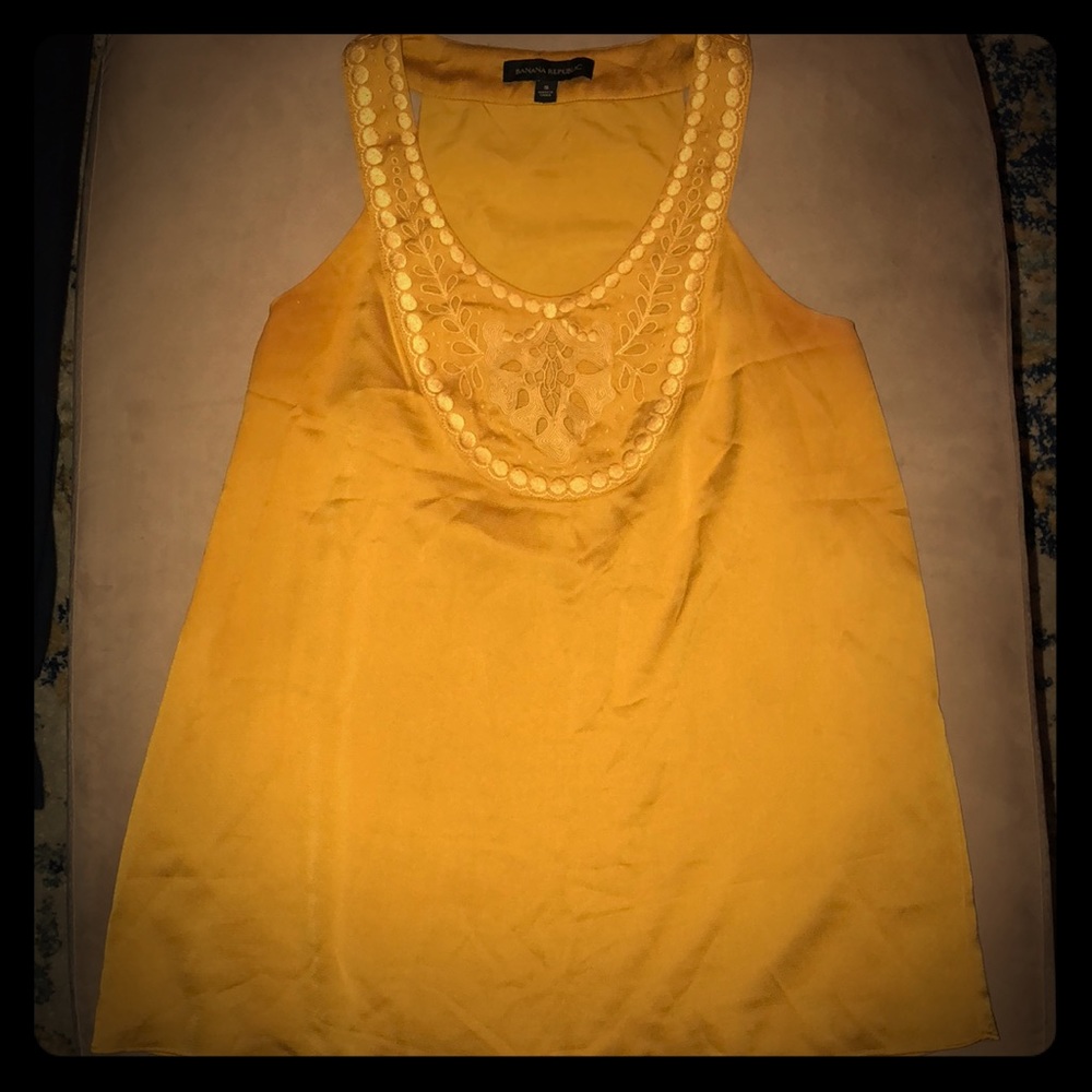 Gold Banana Republic Top